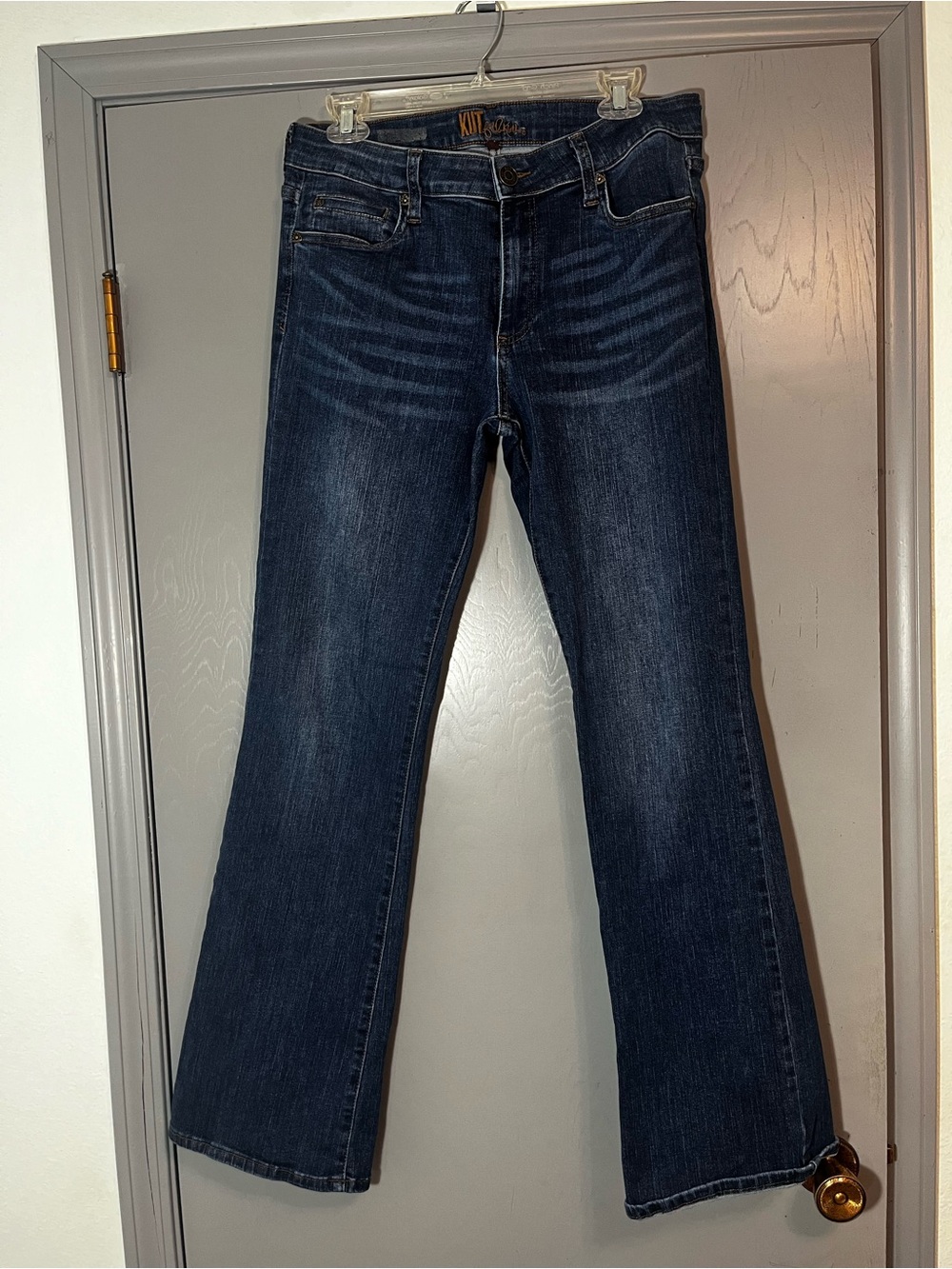 Kut from the Kloth Dark Indigo Wide Leg Jeans women’s size 10